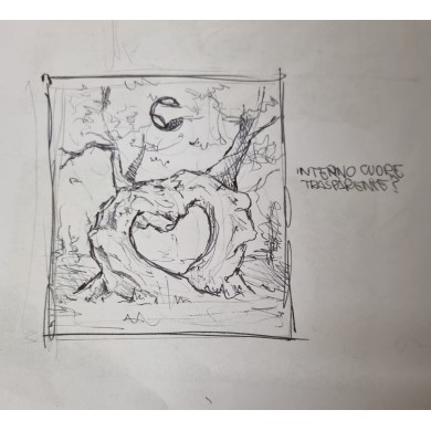 "CUOR D'ULIVO" bottiglia 0,50 lt olio extravergine d'oliva camp.2024/2025