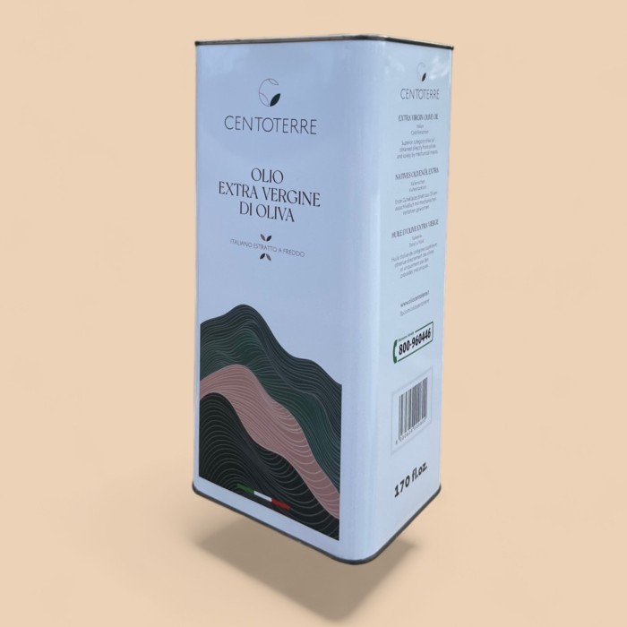 Lattina da 5 lt olio extravergine d'oliva camp.2024/2025 Lattina da 5 lt olio extravergine d'oliva camp.2024/2025