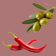 Condimento - estrazione di olive e peperoncino 0,25 lt