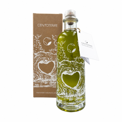 NOVELLO "CUOR D'ULIVO" bottiglia 0,50 lt olio extravergine d'oliva camp.2026/2027